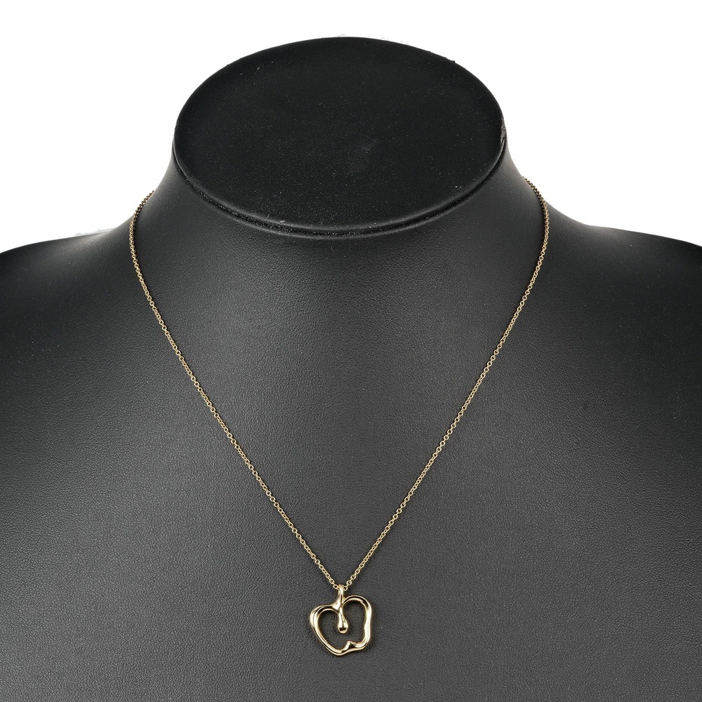 Tiffany Apple Necklace Yellow Gold View 2
